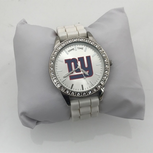 Game Time Women NY Watch White Silicon Rubber Band - Picture 3 of 8
